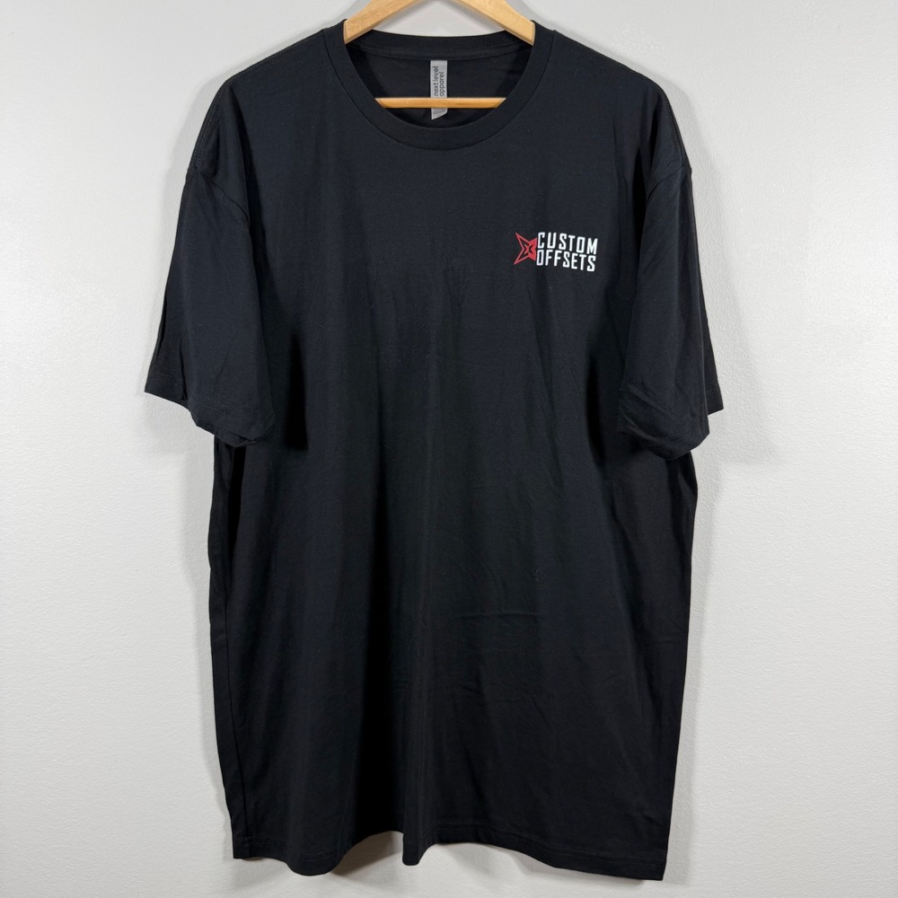 Custom Offsets Do A Burnout Truck Graphic T-Shirt Black - Size 2XL